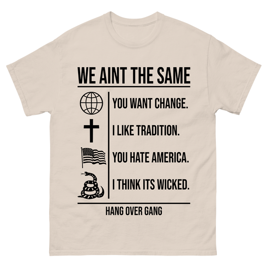 "I Think its Wicked" Beige T-Shirt