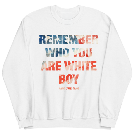 "Remember" White Sweatshirt