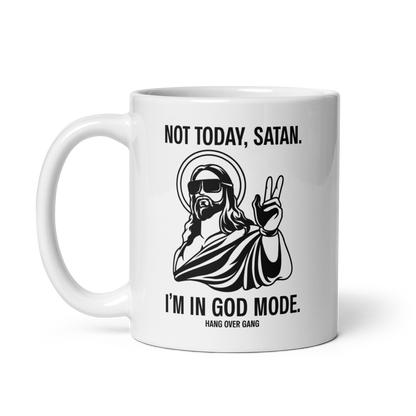 "Not Today, Satan" Mug