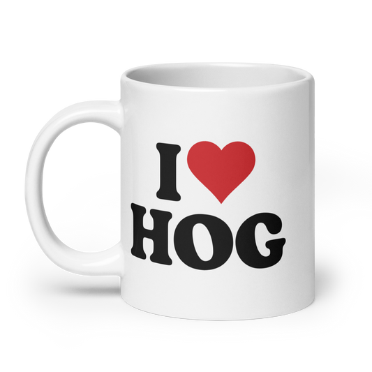 "I <3 HOG" glossy mug