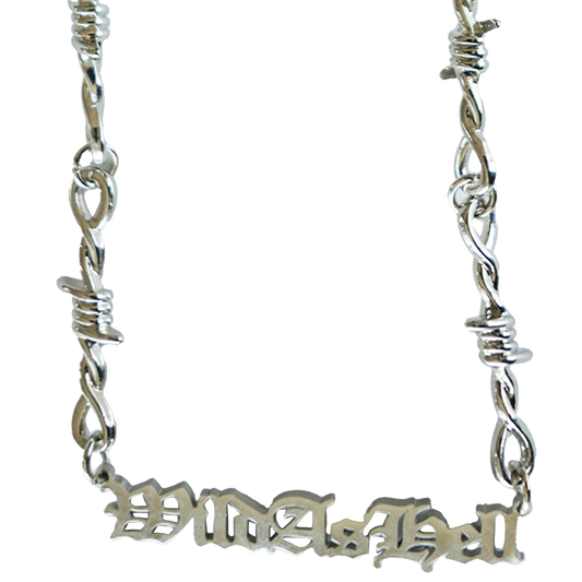 "Wild as Hell" Barbwire Necklace