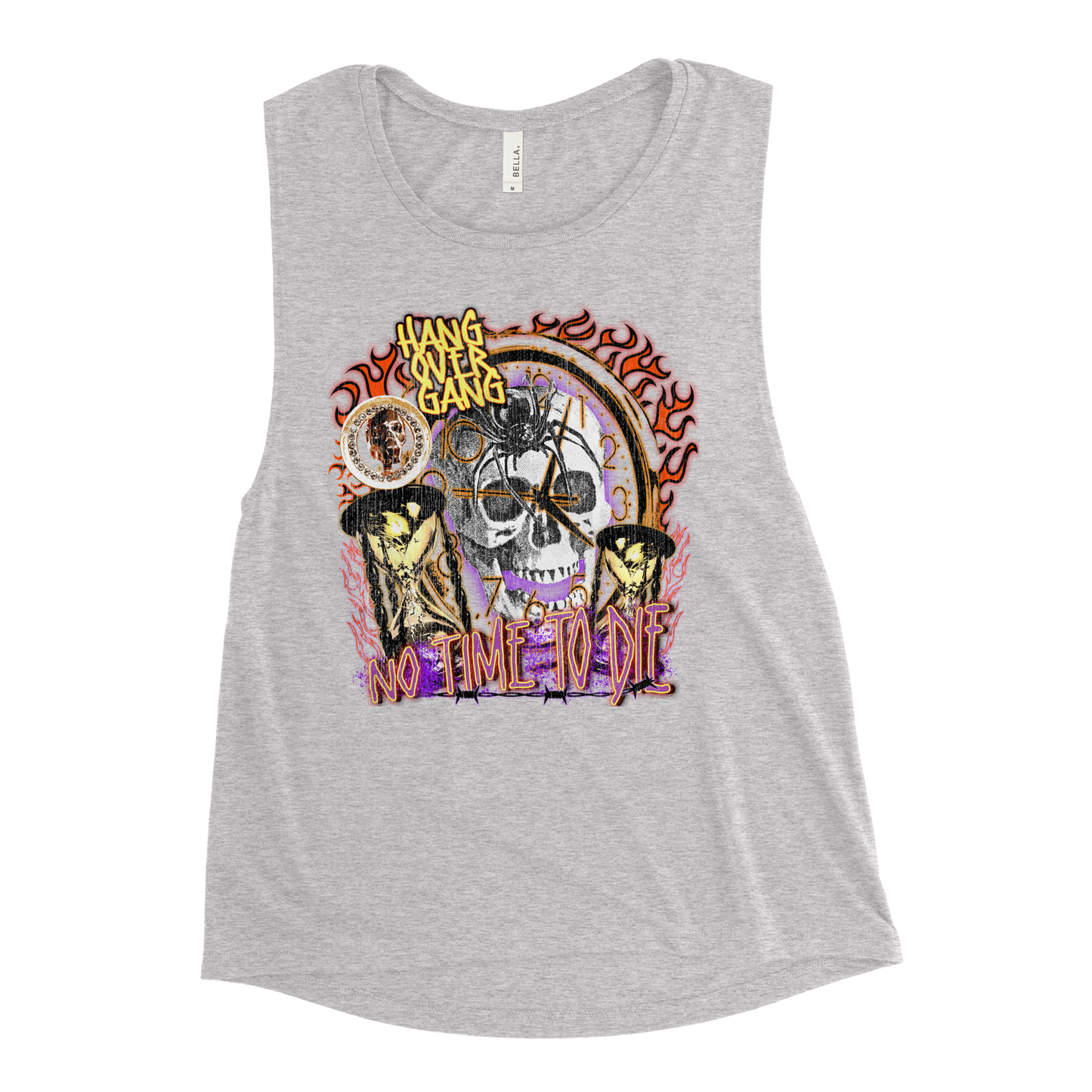 Womens "No Time To Die" Muscle Tank