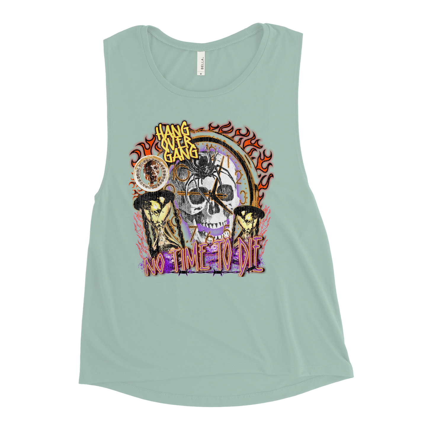 Womens "No Time To Die" Muscle Tank