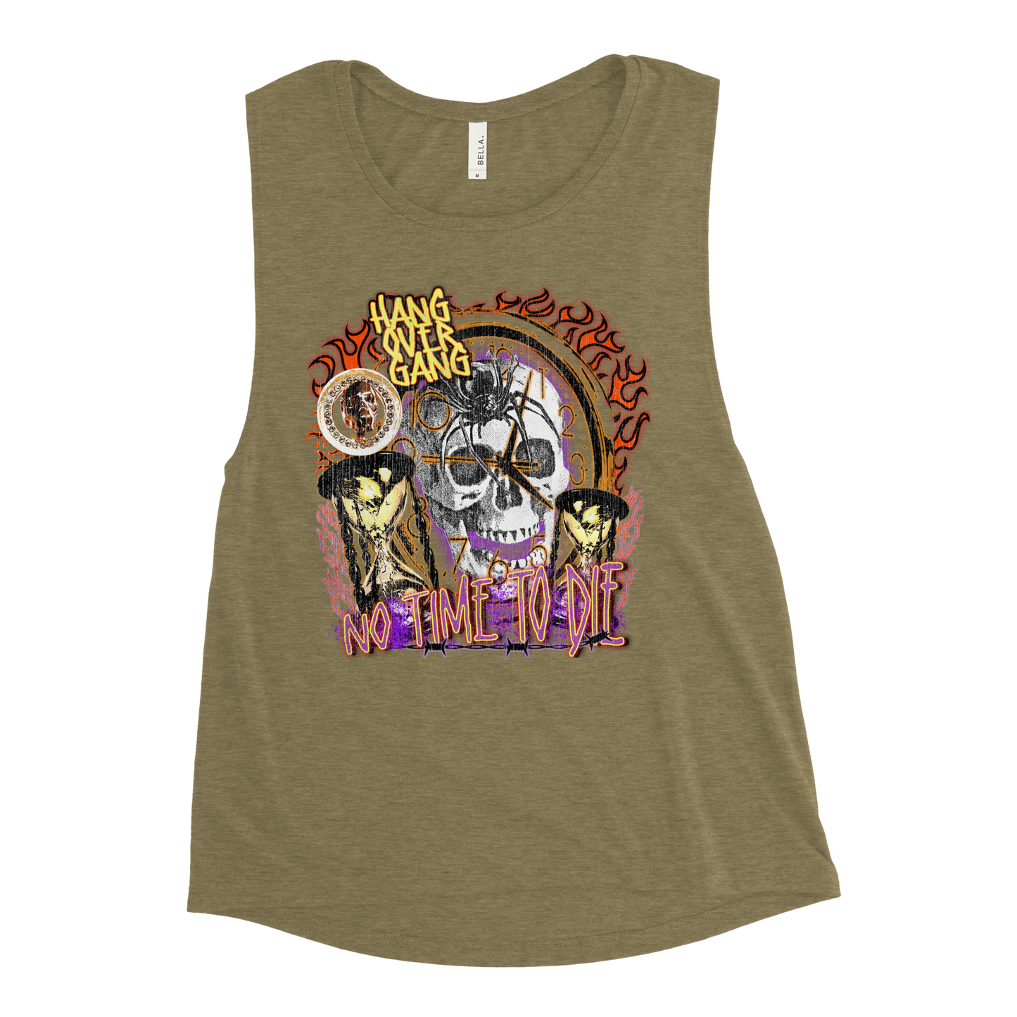 Womens "No Time To Die" Muscle Tank