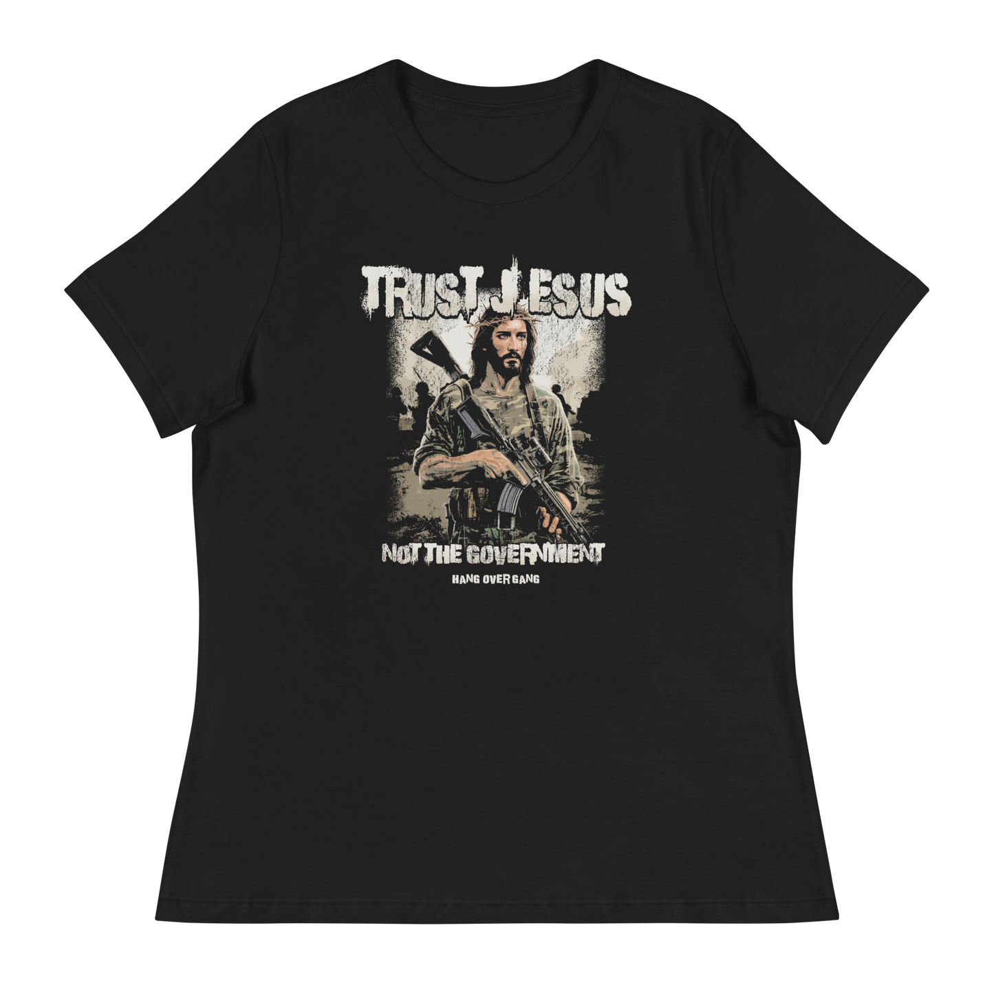 Womens "Trust Jesus" Relaxed T-shirt