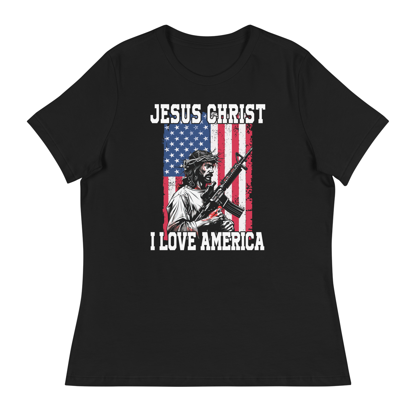 Womens "I love America" Relaxed T-Shirt