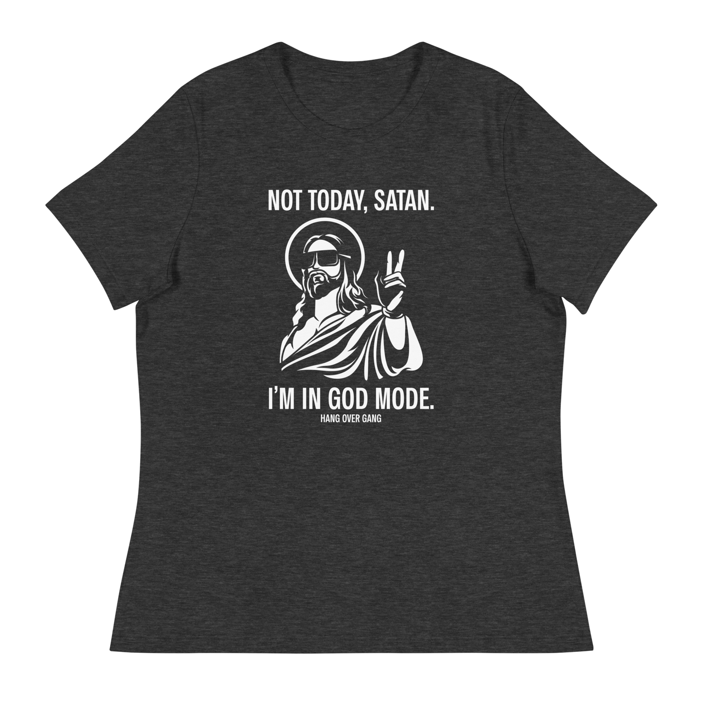 Womens "Not today, Satan" Relaxed T-Shirt
