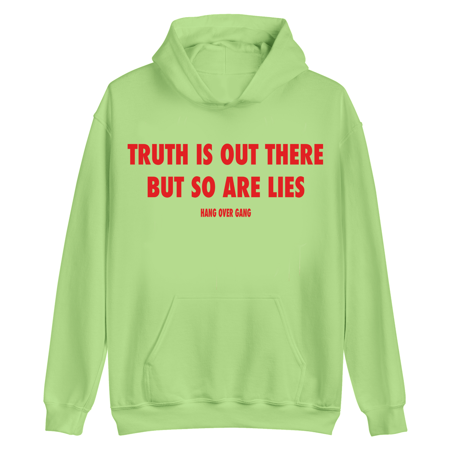 EOTW "Truth is out there" Lime Hoodie