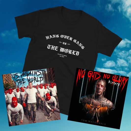 "Us Against the World" Shirt + Album Combo *not autographed